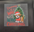 Dreaming of a wag wag Christmas Transfer