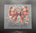 Christmas Girly bow Transfer