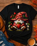 Strawberry Plaid Gnome DTF