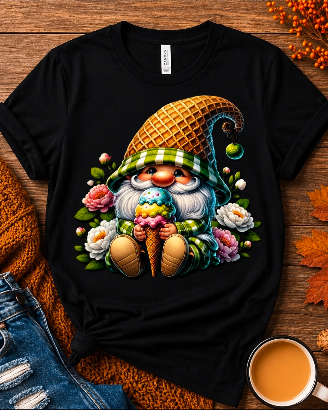 Ice Cream Gnome DTF