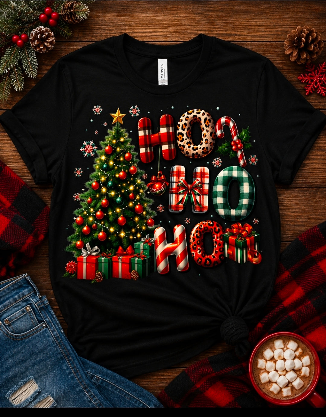 HO  HO  HO  DTF transfer