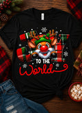 Joy to the World Christmas DTF Transfer – Ready to Press Holiday Shirt Iron-On