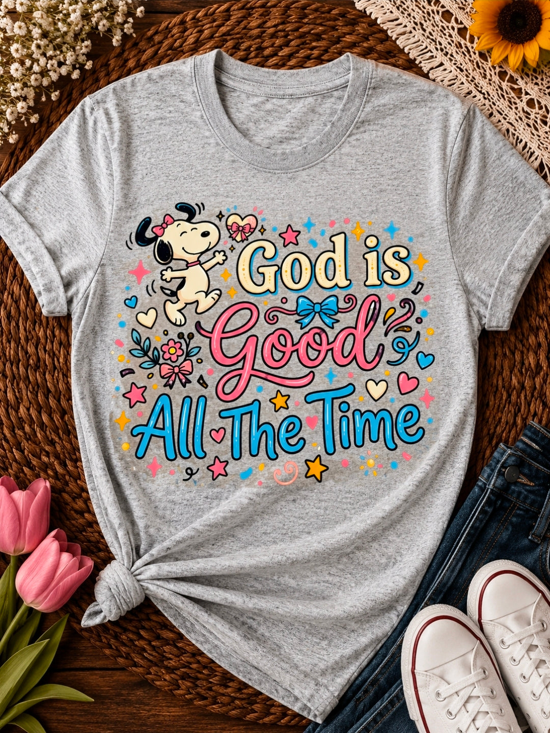 Snoopy God is good all the time DTF