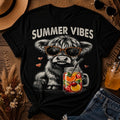 Summer Highland cow  DTF